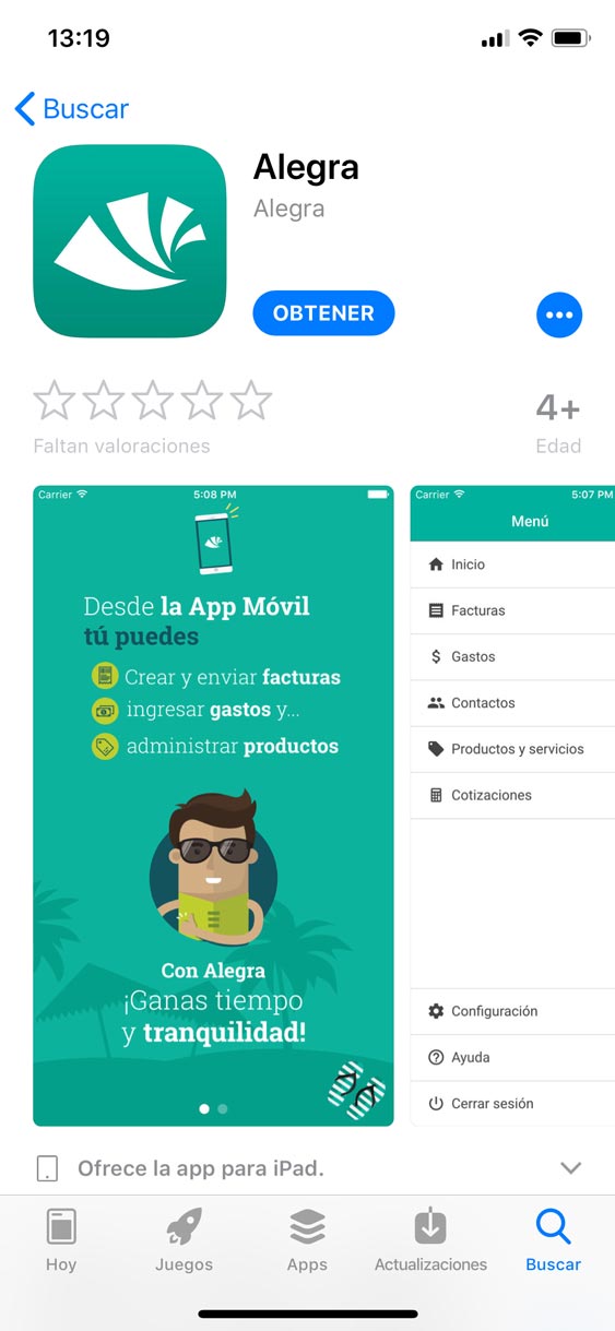 App de Alegra App de Alegra
