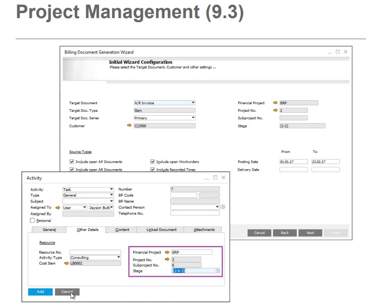 Project Management en SAP Business One 9.3 Project Management en SAP Business One 9.3